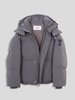 Ami De Coeur Patch Down Jacket - gray - Thumbnail 4