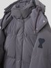 Ami De Coeur Patch Down Jacket - gray - Thumbnail 5