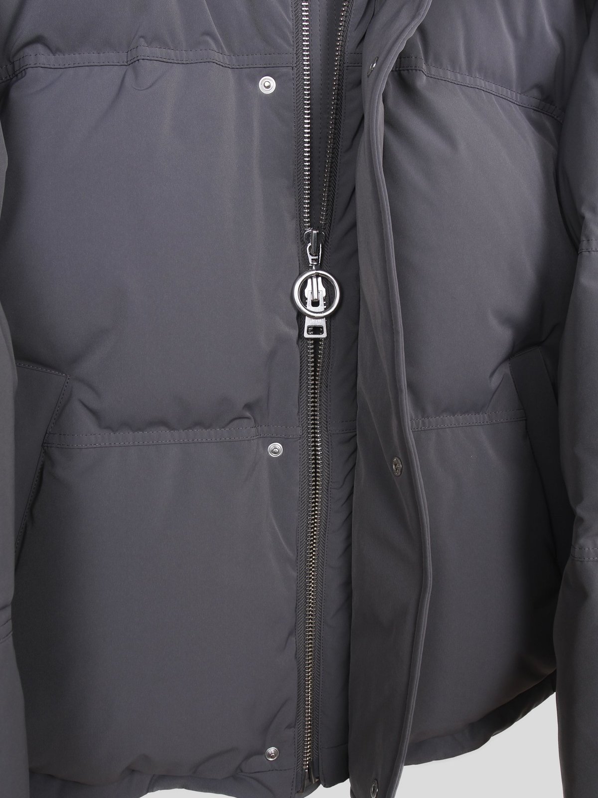 Ami De Coeur Patch Down Jacket - gray - Image 7 of 8