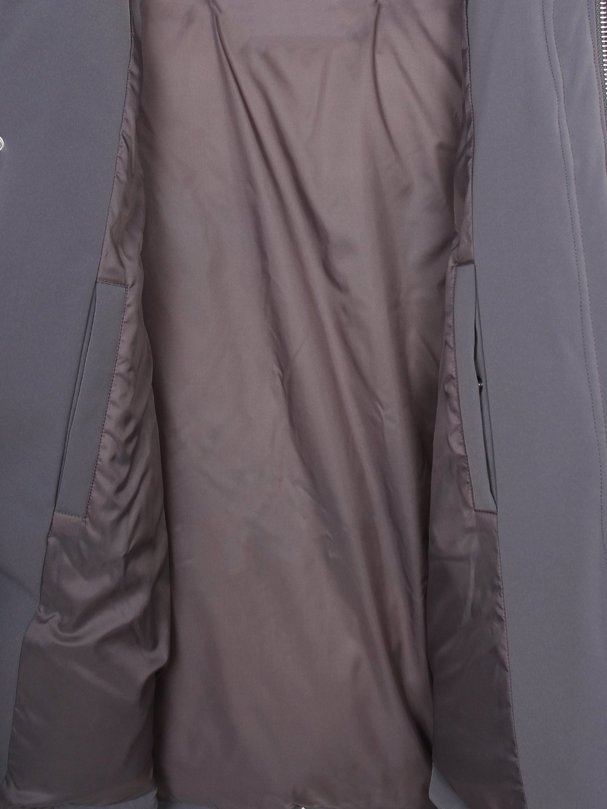 Ami De Coeur Patch Down Jacket - gray - Image 8 of 8