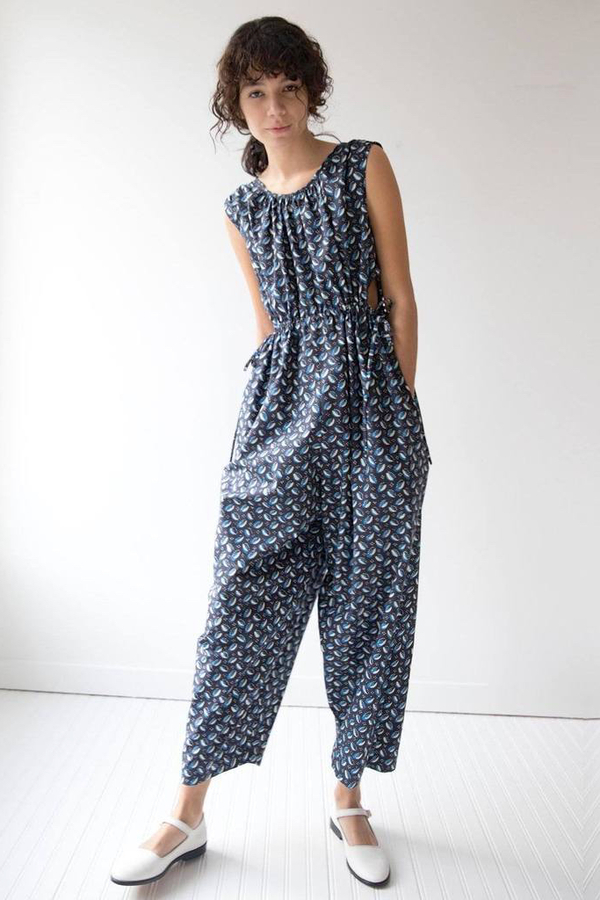 Caron Callahan Goa Jumpsuit - Navy Cowry | Garmentory