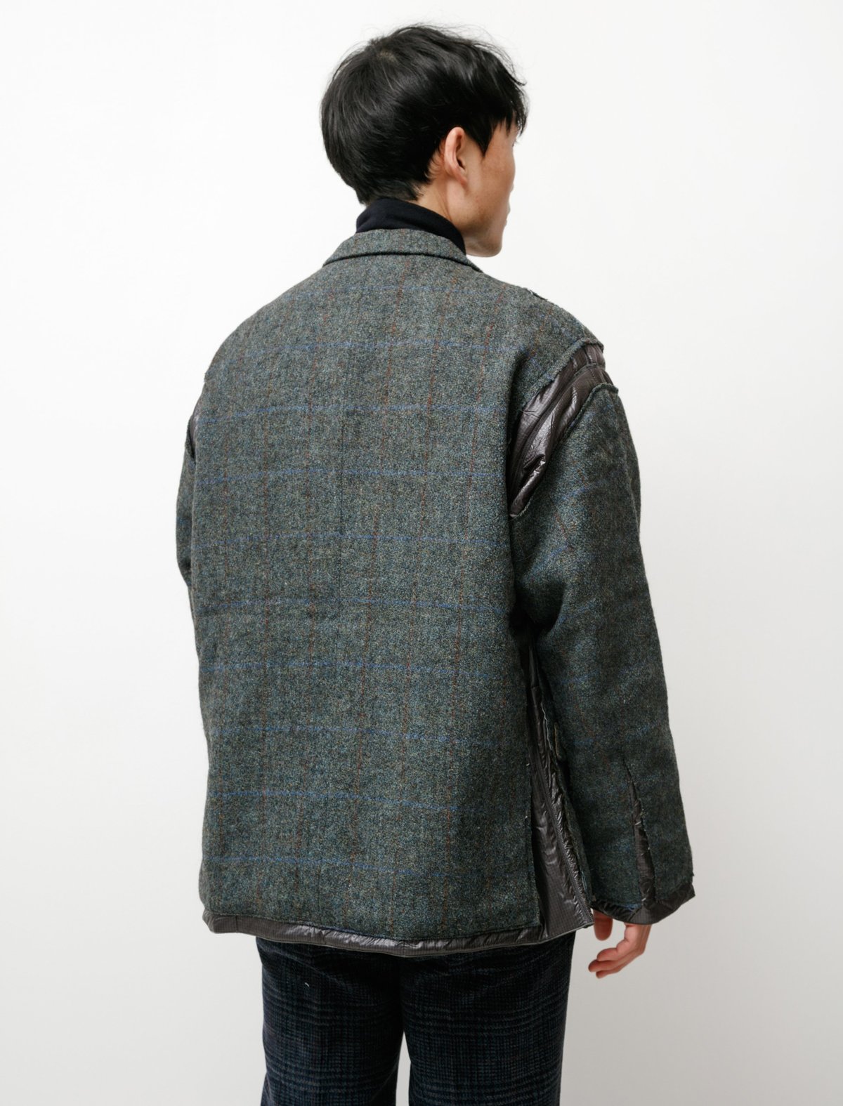 D*I様 RebuildbyNeedles HARRIS TWEED スタンドカ Needles Rebuild Tweed Jacket | Garmentory
