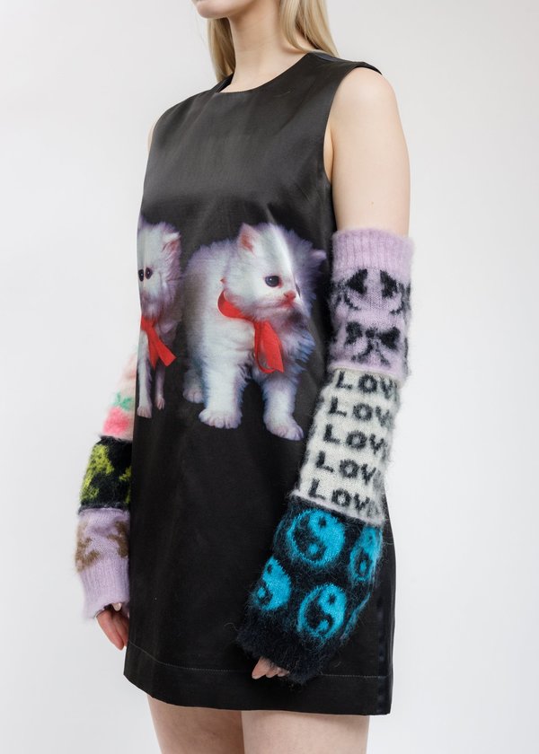 アシュリーウィリアムズ　Ashley Williams アームウォーマー Ashley Williams Knit Cuties Patchwork Arm Leg Warmer - MULTI