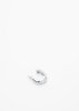 Sann Steller Fake Diamond Ring Earring - Silver - Thumbnail 1