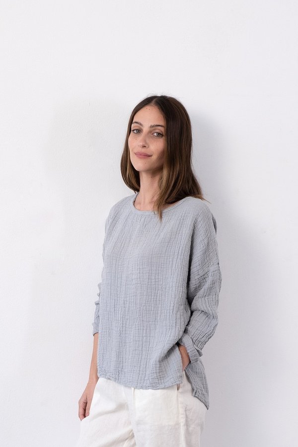 It Is Well L.A Long Sleeve Gauze Top 