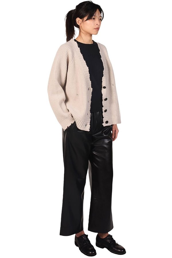 Isabel Benenato Eco Cashmere Cardigan - Oyster | Garmentory