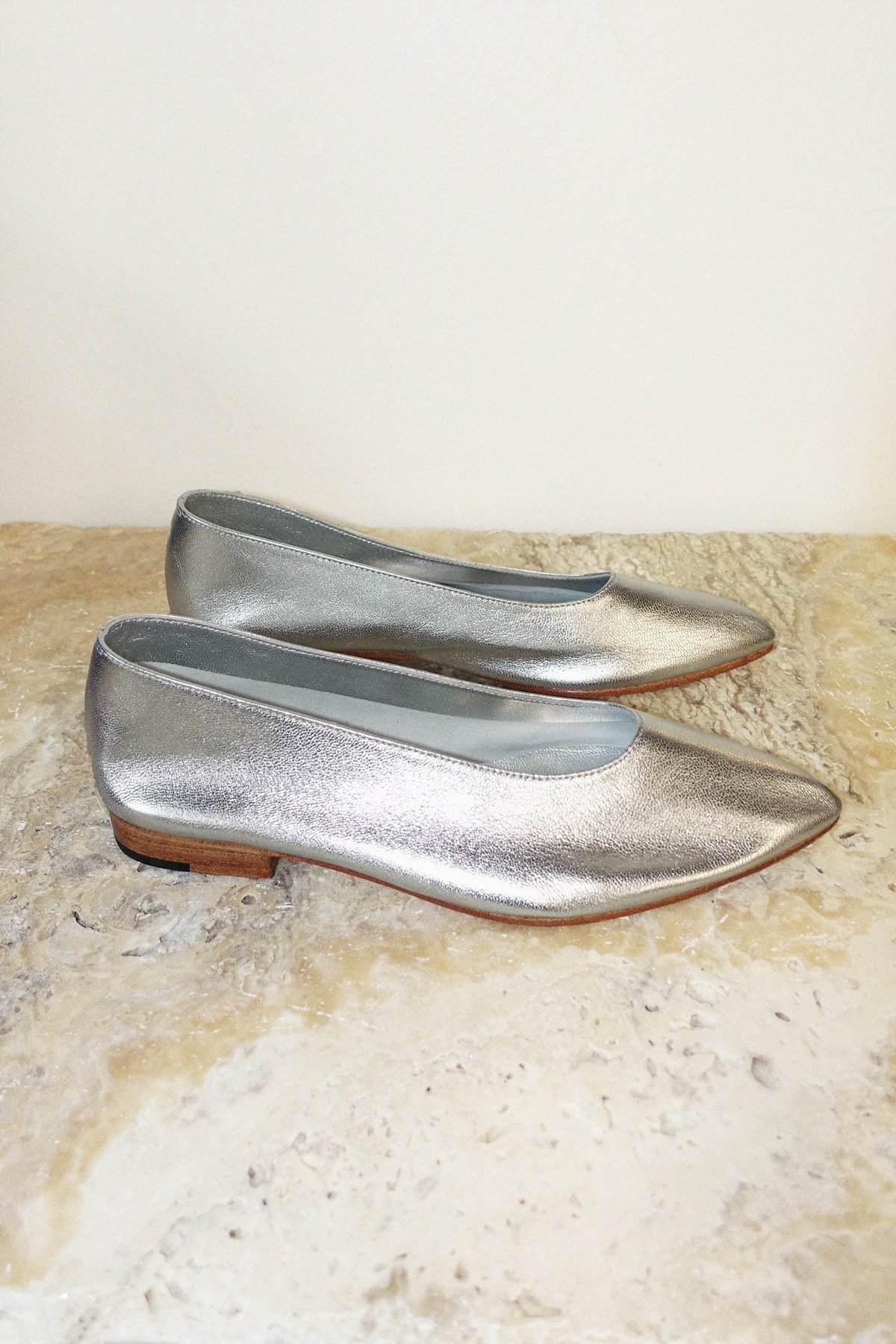 Martiniano Party Flat - Silver | Garmentory