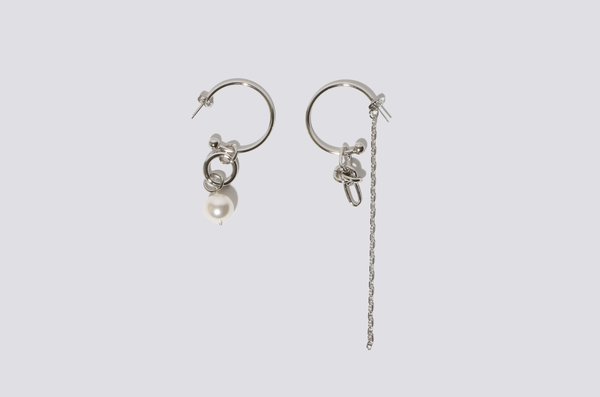 Justine Clenquet Emma Earrings - Palladium | Garmentory