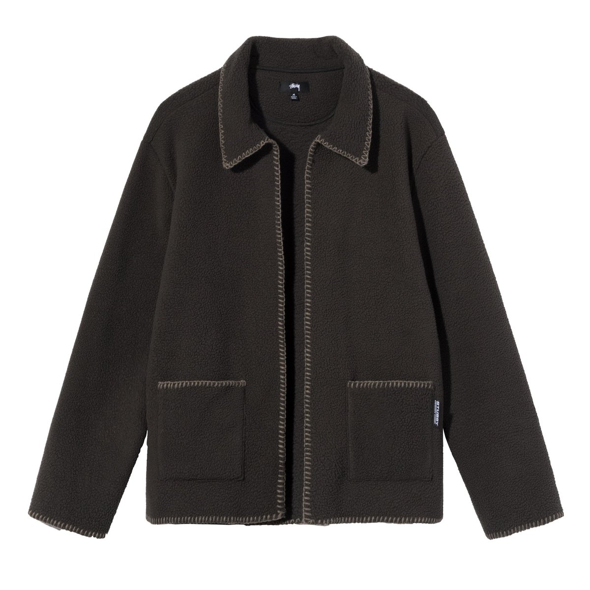 Stussy Woodsy Blanket Stitch Fleece - Image 1 of 6