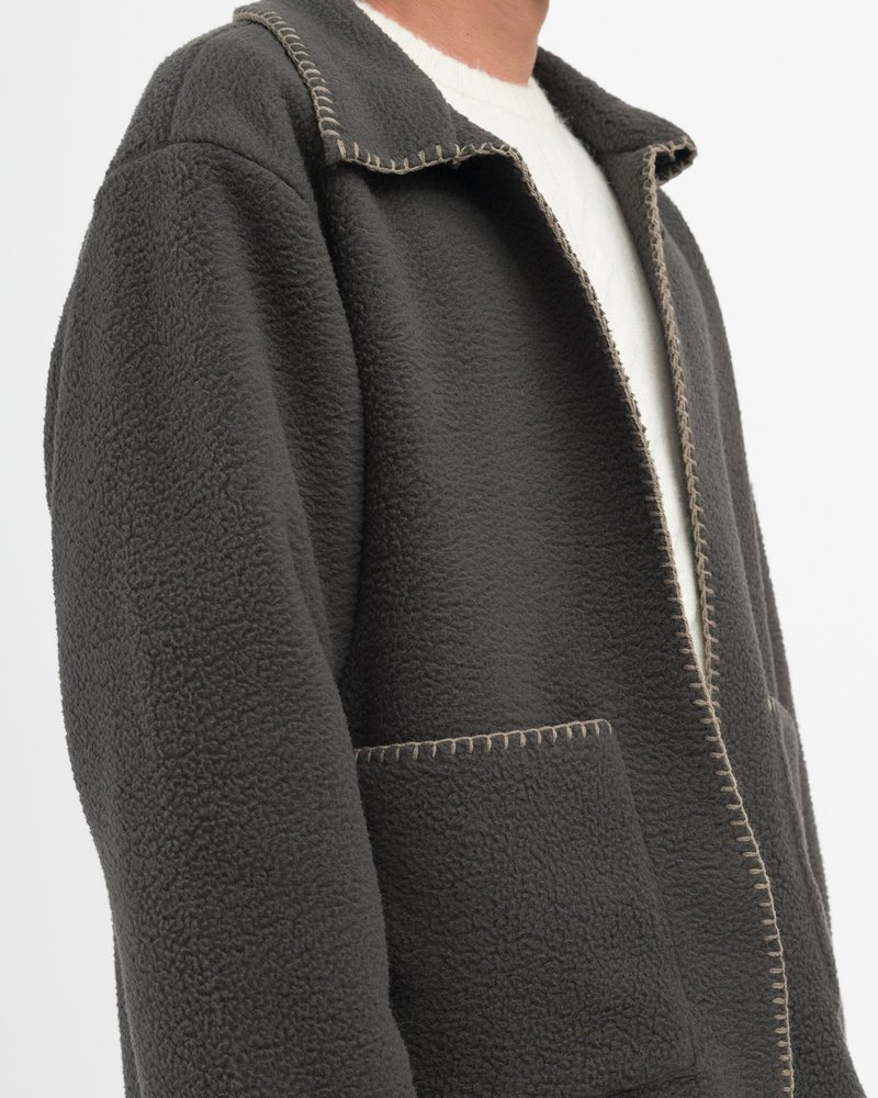 Stussy Woodsy Blanket Stitch Fleece