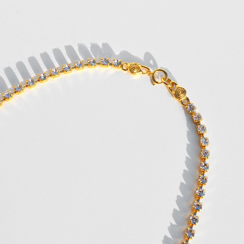 Mondo Mondo Crystal Choker - Gold | Garmentory