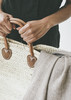 C+L Finds Super Size French Market Tote - Natural - Thumbnail 3