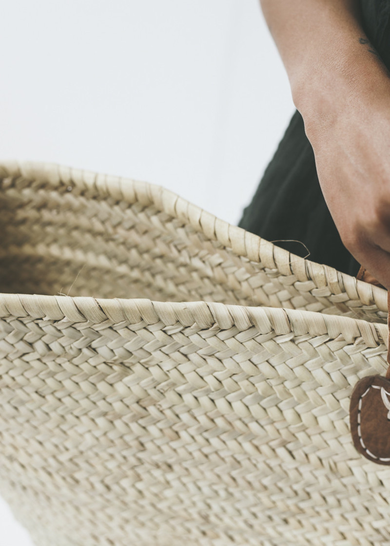 C+L Finds Super Size French Market Tote - Natural