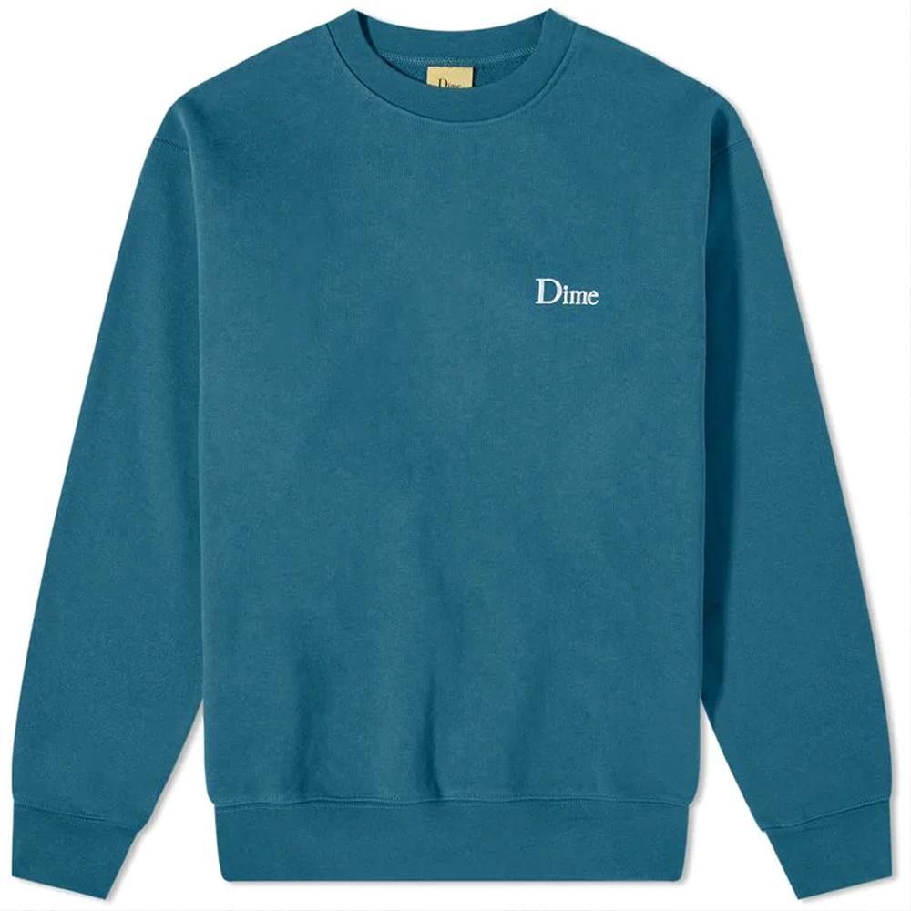 DIME SMALL LOGO SWEAT real teal スウェット Dime Classic Small Logo Crewneck 'Real Teal' | Garmentory