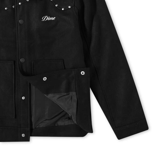 DIME studded wool bomber