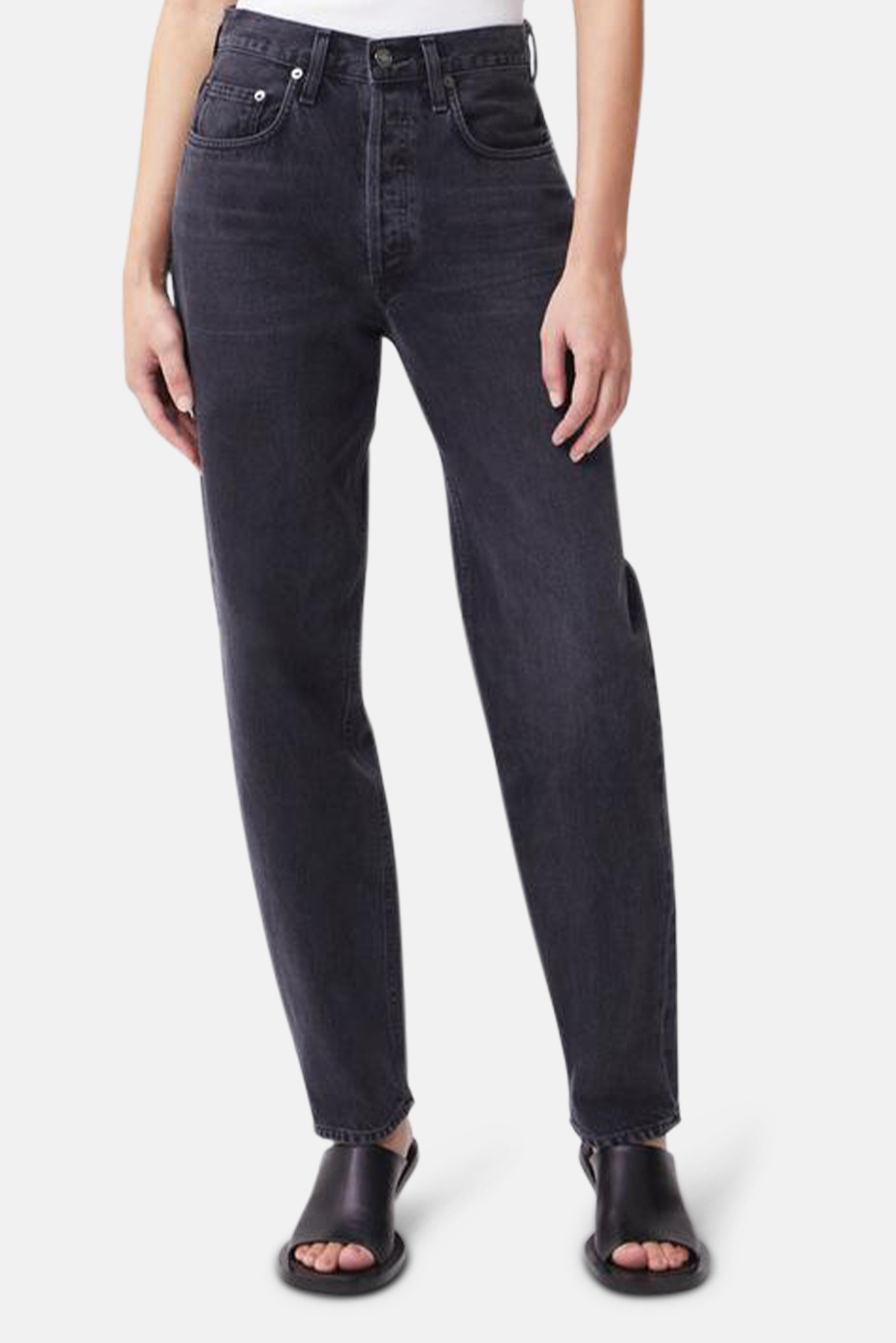 Agolde Tapered HR Baggy Jeans - Shambles | Garmentory