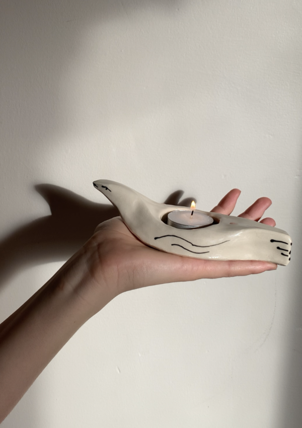 Tidy Street General Store Ceramic Tea Light Holder Garmentory