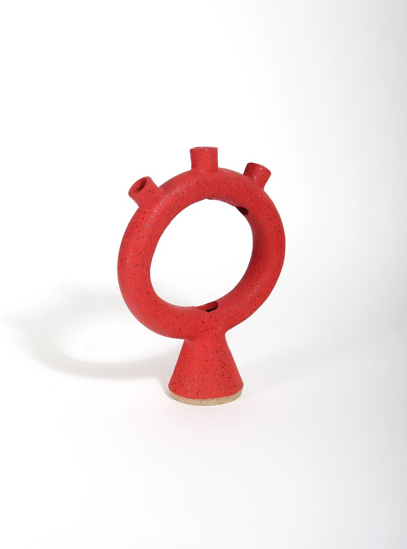 Cloud 9 Clay Donut Vase