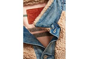 RRL Fleece-Paneled Denim Jacket - Dempster Wash | Garmentory