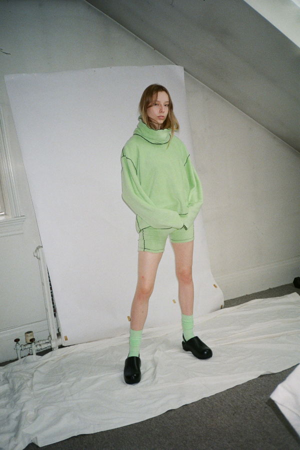 Ashley Rowe Stretch Fleece Bike Shorts