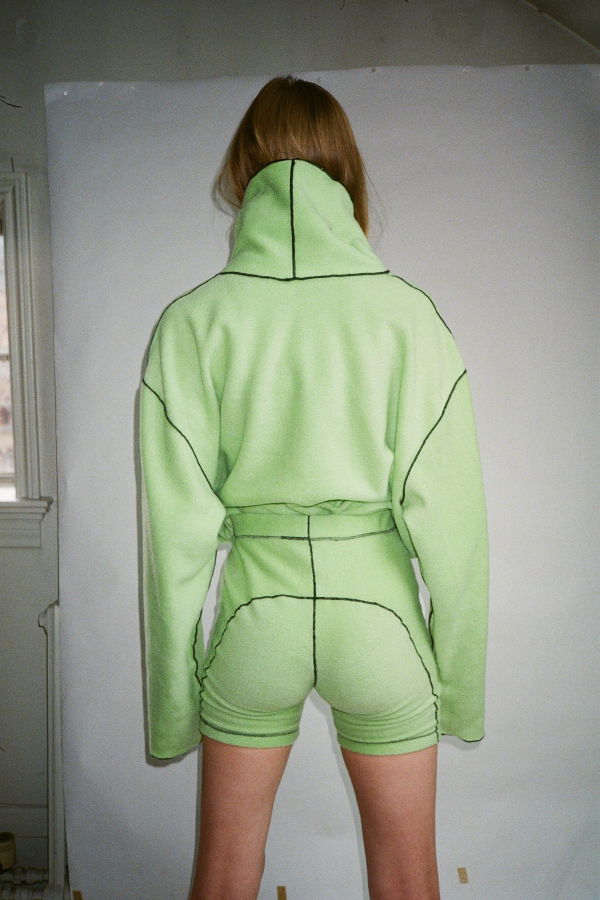 Ashley Rowe Stretch Fleece Bike Shorts