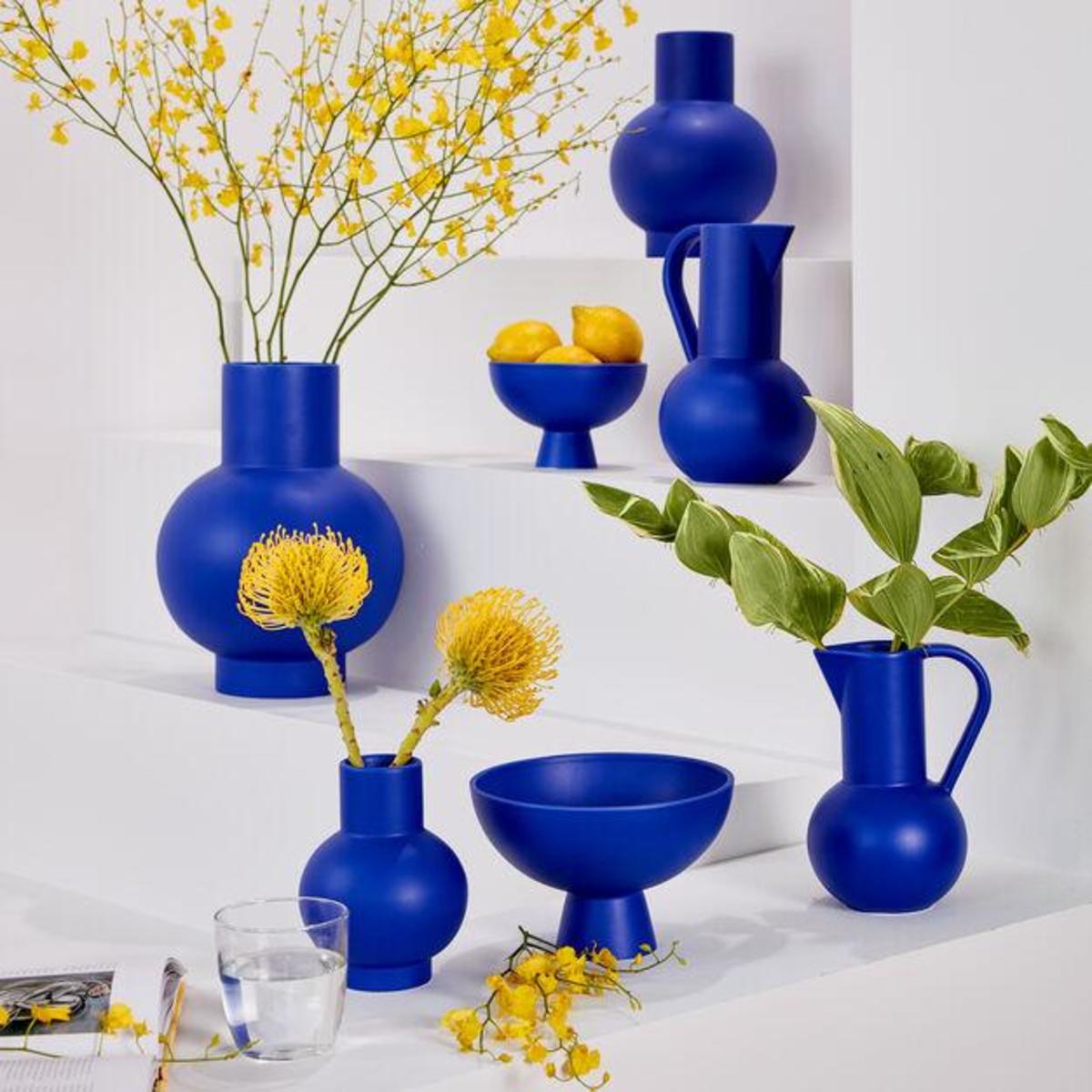 MOMA Raawii Extra Large Strom Vase - Horizon Blue | Garmentory