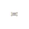 Jennie Kwon Designs Diamond Baguette Stud  - Thumbnail 2