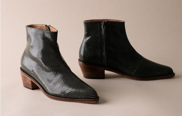 Huma Blanco Filipa Boot - Green Snake 