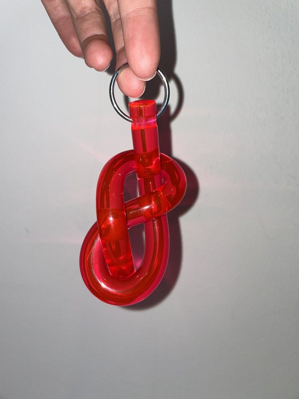 LUCITE FIGURE EIGHT KEYCHAIN Garmentory