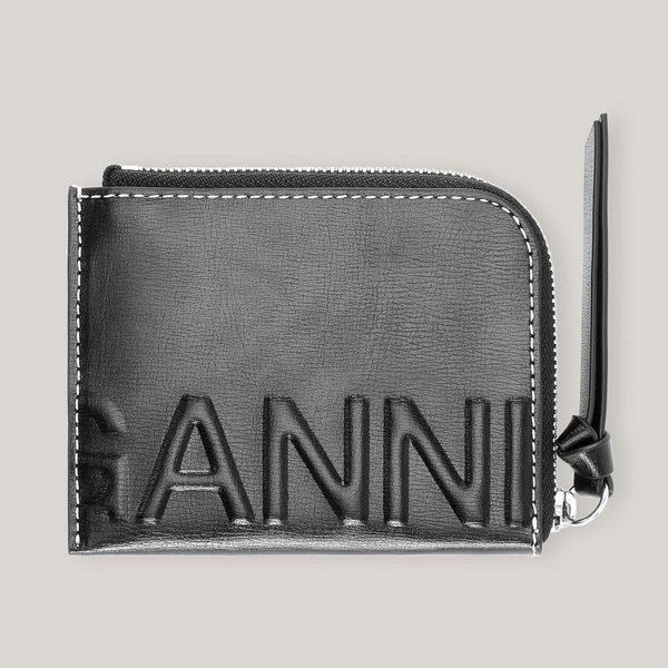Ganni Zip Around Card Holder Garmentory