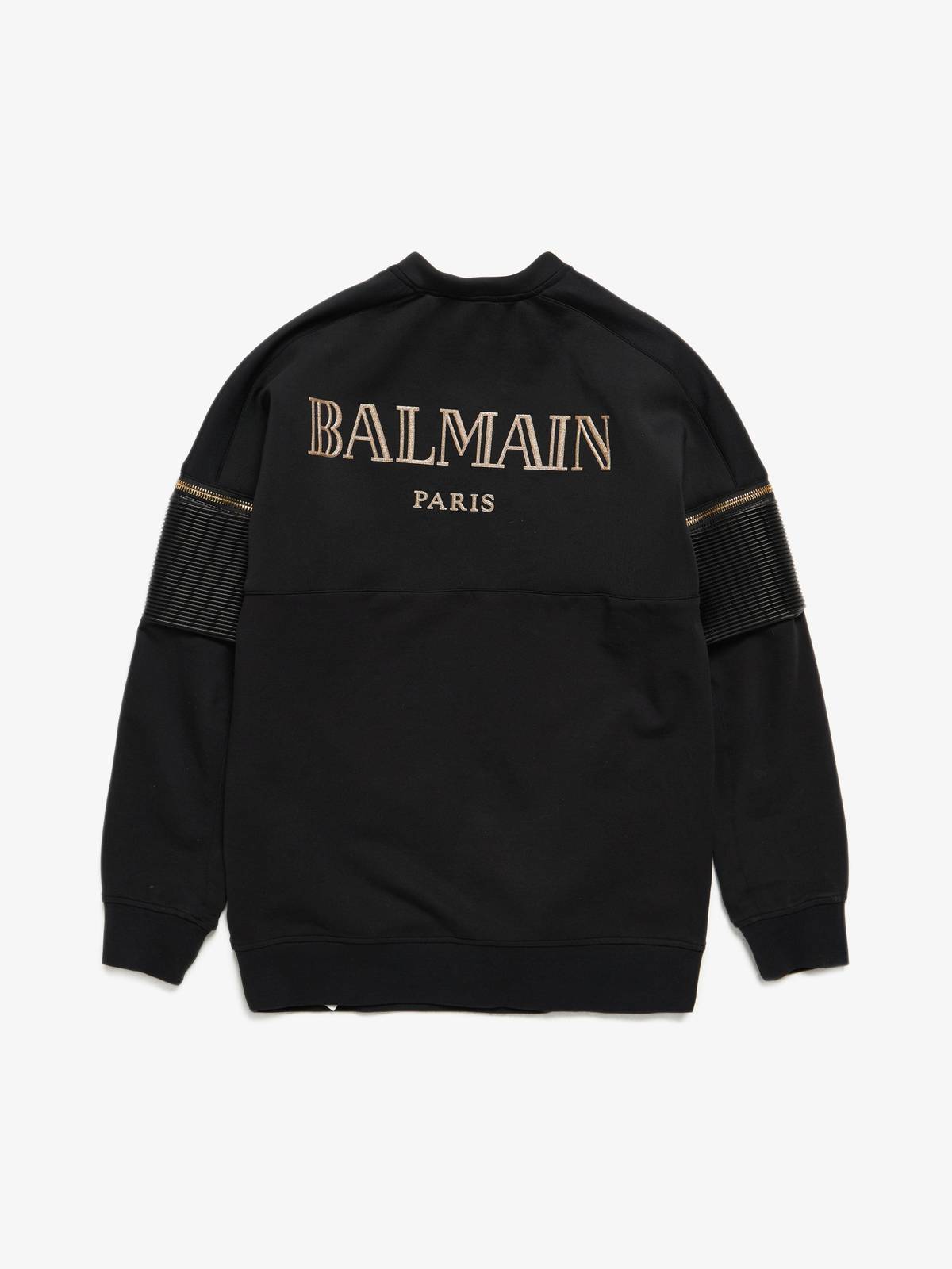 Balmain-M-Black-Golden-Zip-