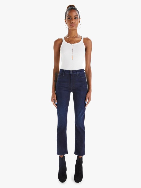 Mother Denim Mid Rise Dazzler Ankle 