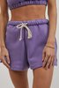 Donni. DONNI eco-fleece roll short-purple - Thumbnail 3