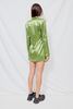 Assembly Satin Mini Shirtdress - Green - Thumbnail 4