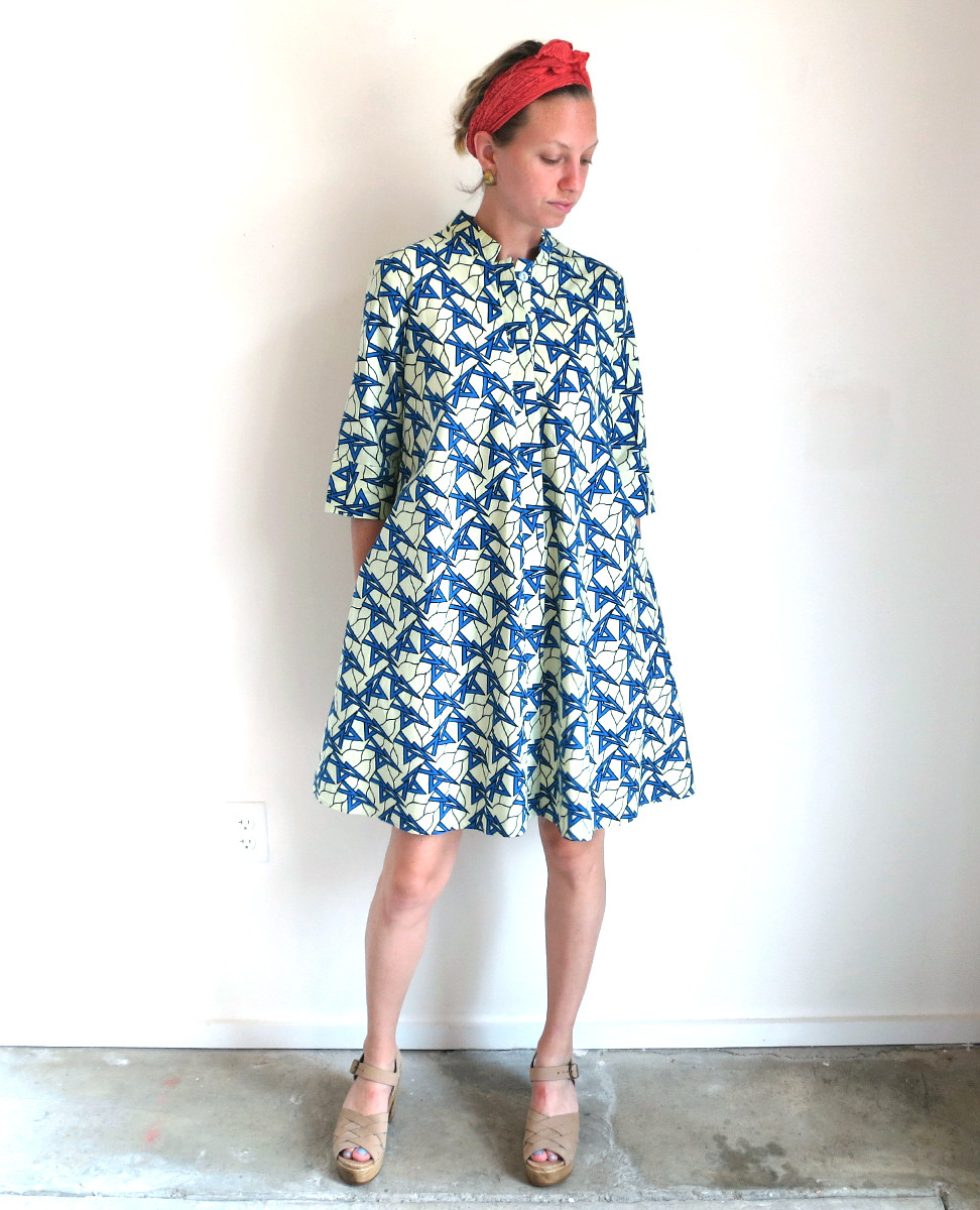 Zuri Shirt Dress in Fly Away Garmentory