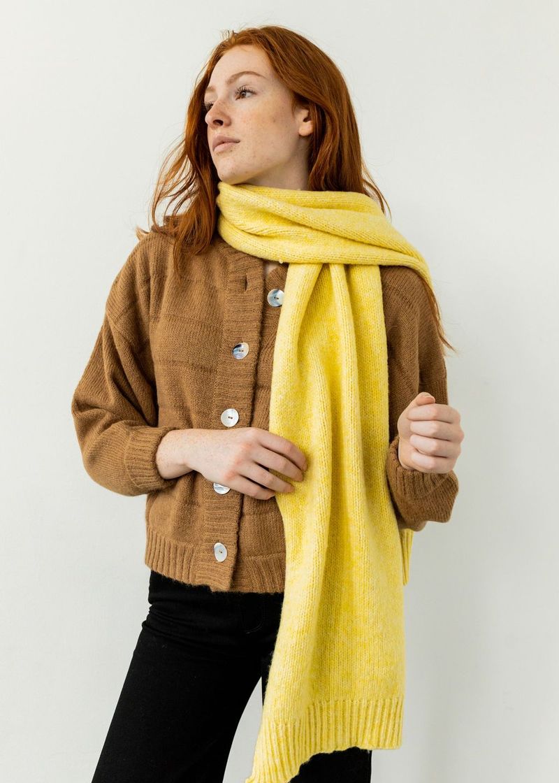 Paloma Wool Charlotte Scarf Pastel Yellow