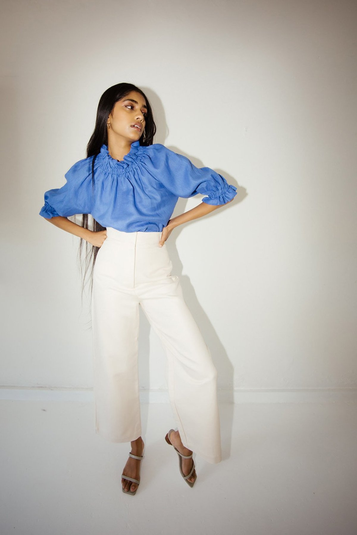 Muse the Label Thea Pants - Milk - Image 1 of 11