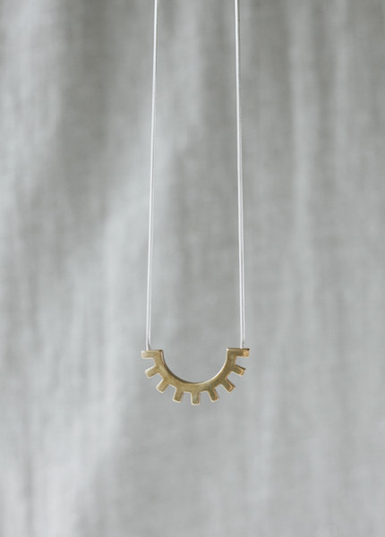 Tiro Tiro Cerrado Necklace in Brass Tiro Tiro Cerrado Necklace in Brass