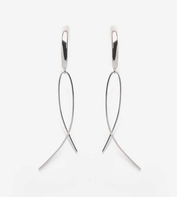 Luz Ortiz Jil Loop Earrings - Sterling Silver