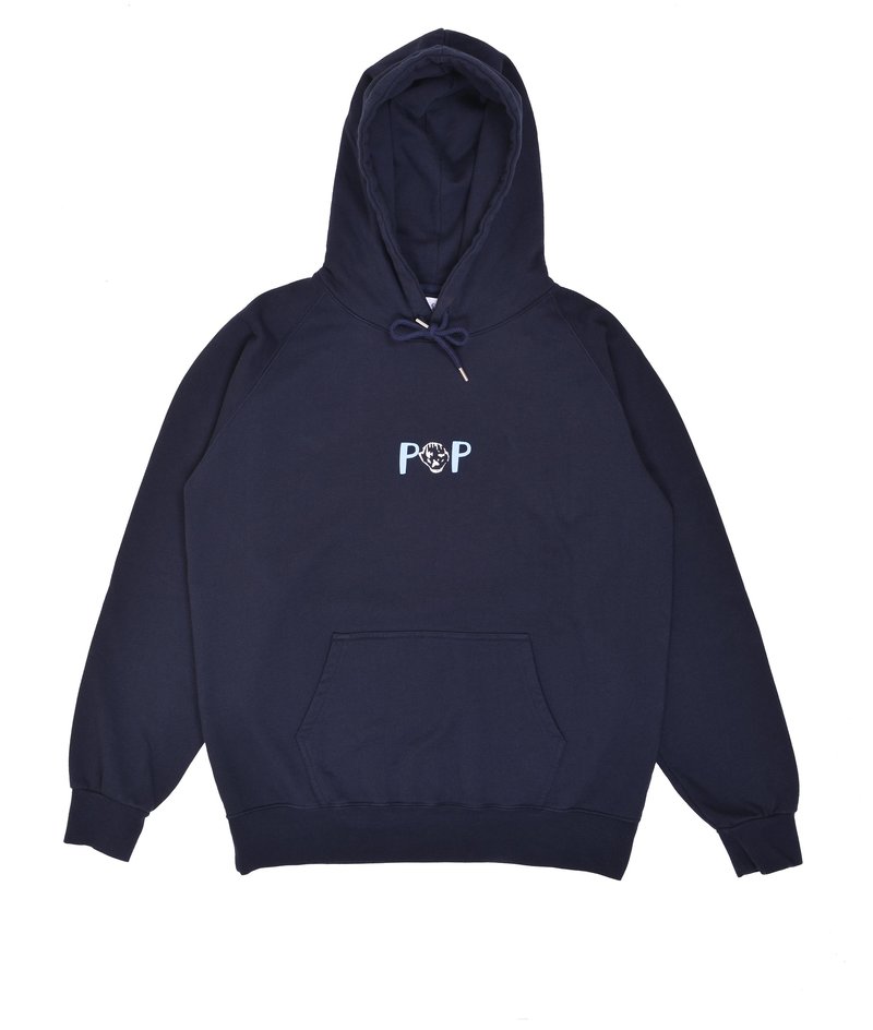 【POP TRADING COMPANY】DANCER HOODED SWEAT フーディ Pop Trading Company Dancer Hooded Sweat - Navy | Garmentory