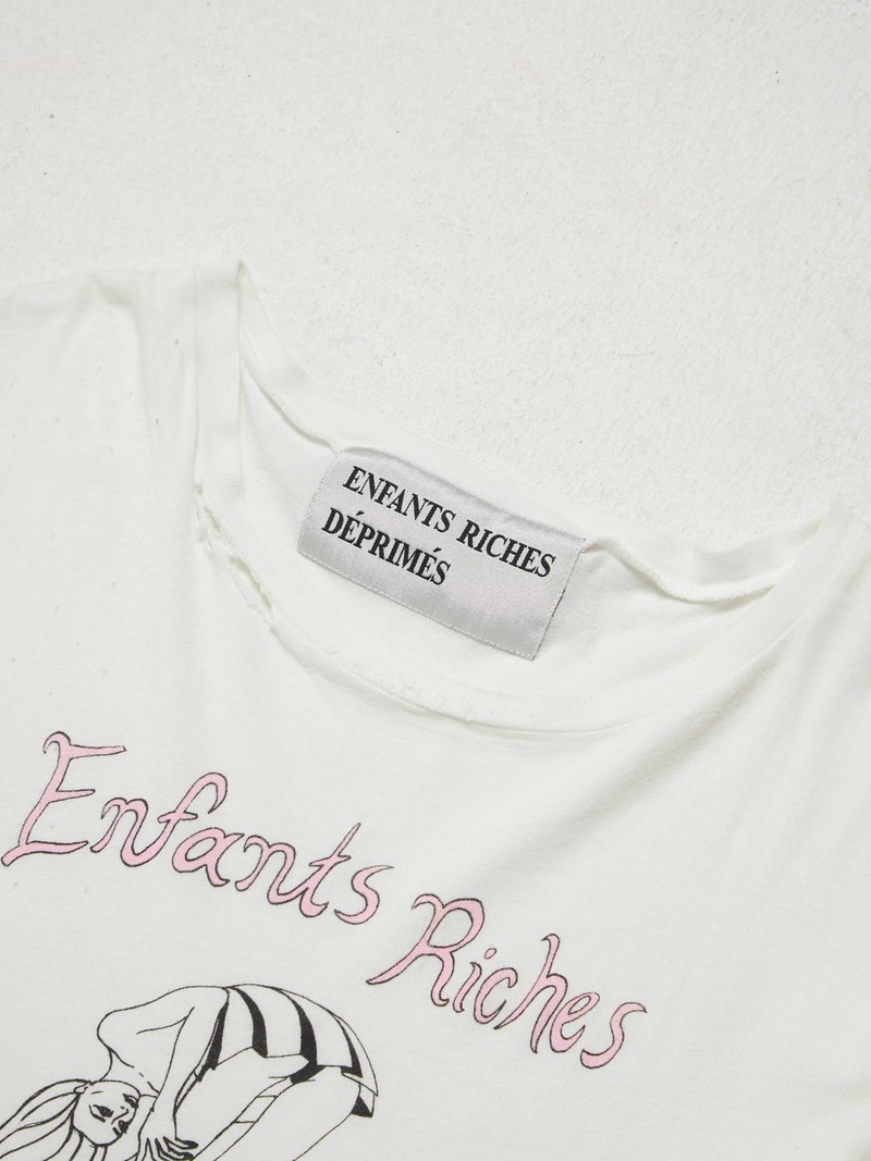 【ENFANTS RICHES DEPRIMES】関税送料無料 コットン Tシャツ Enfants Riches Deprimes Cotton T-Shirt - White | Garmentory