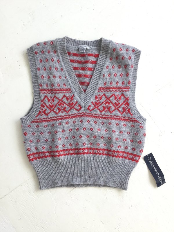 Calvin klein sweater store vest