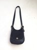 Vintage Coach suede saddle bag - Black - Thumbnail 1