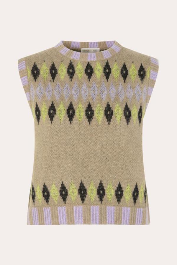 Stine Goya Lotti Vest - Fair Isle | Garmentory