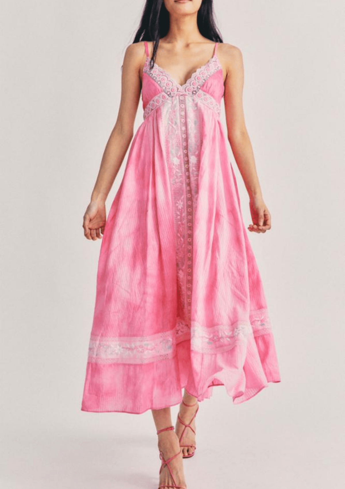 Love Shack Fancy King dress Pink Zinnia Garmentory