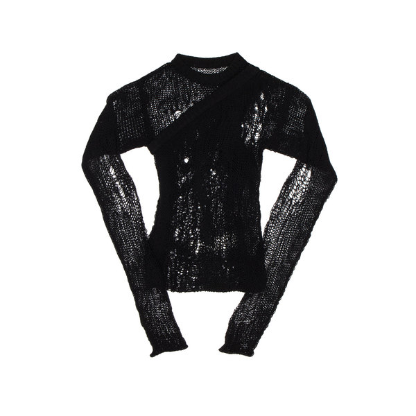RICK OWENS Banana Net ls tee | Garmentory