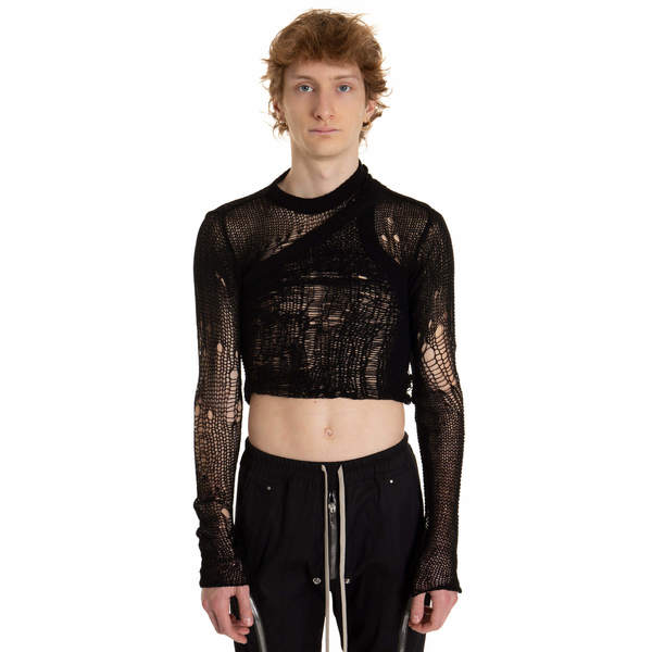 RICK OWENS Banana Net ls tee | Garmentory