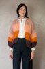 Maiami Mohair Big Bomber Cardigan - Antique Pink Plum - Thumbnail 1