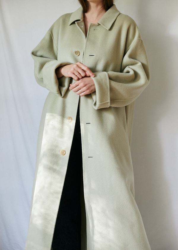 olive long coat