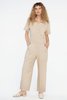 Lacausa Lucky Jumpsuit - Toast Mineral Wash - Thumbnail 1